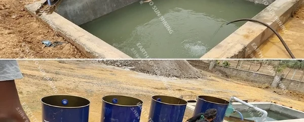 Pulojekiti ya Union Chemistry ya 100t/d Gold Mine Pond Leaching Project ku Uzbekistan