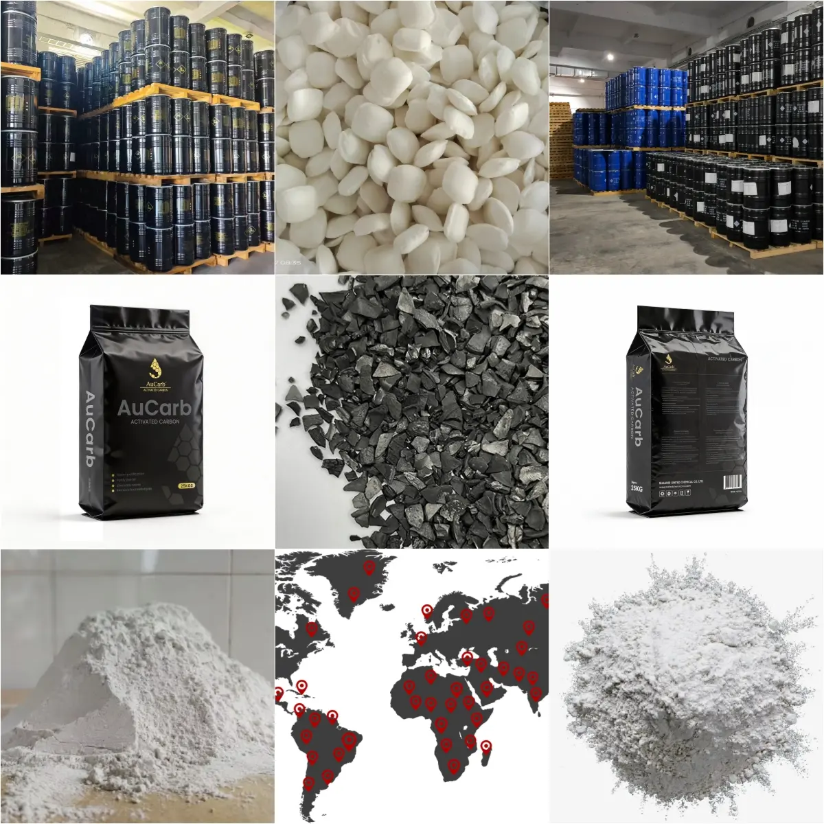 United Chemical: 98.3% NaCN, High-Hardness Activated Carbon & Eco-Friendly Leaching Reagent