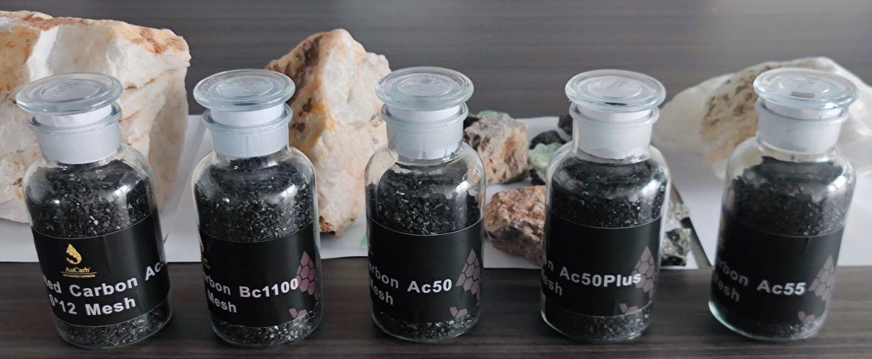 AuCarb™ Gold Recovery Activated Carbon Selection Guide - Coconut Shell gold recovery activated carbon extraction selection guide supplier coconut shell for mining CIP CIL CIC heap leach VAT leaching adsorption AuCarb BC1100 AC50 AC55 AC60 comparison manufacturer No. 2picture